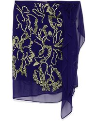 Dries Van Noten - Sima Ebmroidered Skirt - Lyst