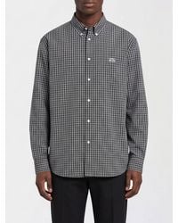 Loewe - Slim Fit Vichy Check Cotton Shirt With Embroidered Anagram Logo - Lyst