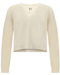 Rick Owens - "Tommy V Neck Sweater - Lyst