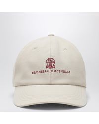 Brunello Cucinelli - Sand-Colored Baseball Cap - Lyst