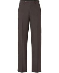 Fendi - Cigarette Wool Trousers Clothing - Lyst
