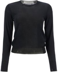 Golden Goose - Merino Wool Sweater With Golden Applications For - Lyst