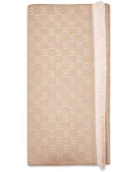 Gucci - Gg Jacquard Wool Scarf - Lyst
