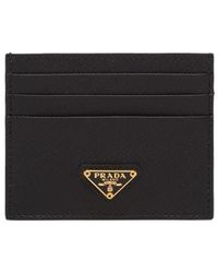 Prada - Cred Card Holder Accessories - Lyst