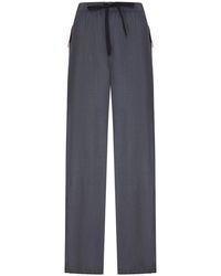 Prada - Wool And Mohair Sports Trousers - Lyst