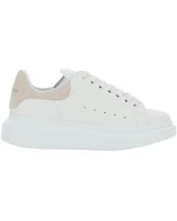 McQueen - Oversized Leather Sneaker With Removable Insole - Lyst