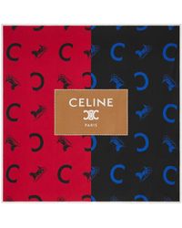 Celine - Silk Twill Scarf - Lyst