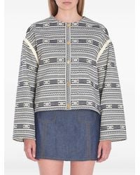 Celine - Cotton And Wool Blend Jacket - Lyst
