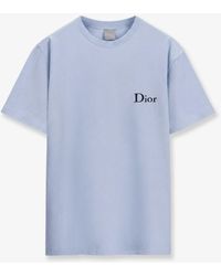 Dior - Dior Cotton T-Shirt With Dior Embroidery - Lyst