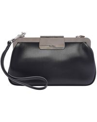Max Mara - Maxmaraclasp Extra-Small Leather Clutch Bag - Lyst
