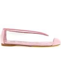 Moschino - Solid Flats - Lyst