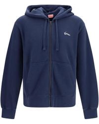 KENZO - Eiffel Tower Cotton Hoodie - Lyst