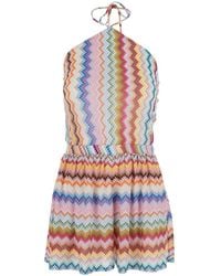 Missoni - Jumpsuit With All-Over Zig Zag Pattern - Lyst