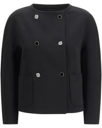 Max Mara - Boxy Cady Jacket - Lyst
