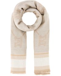 Max Mara - Embroidered Wool Blend Molveno Scarf - Lyst