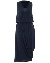 Lemaire - Double Layer Draped Dress - Lyst