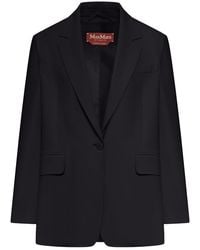 Max Mara - Single-Breasted Cady Blazer - Lyst