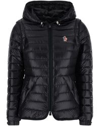 Moncler - 'Karura' Down Jacket With Logo Applied On The Chest - Lyst
