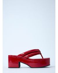 Dries Van Noten - High-Shine Heeled Sandals - Lyst
