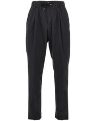 Herno - Technical Poplin Pants With Drawstring - Lyst