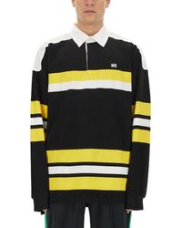 Wales Bonner - Polo Shirt With Stripe Pattern - Lyst