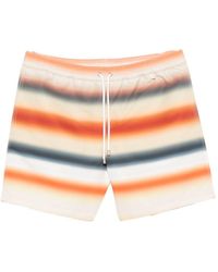 Loewe - Striped Swim Shorts - Lyst