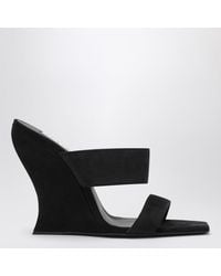 Alaïa - Suede Wedge Sandals - Lyst