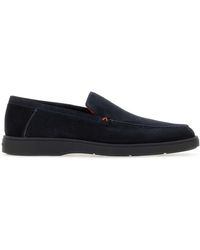Santoni - Suede Derision Loafers - Lyst