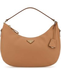 Prada - Camel Leather Handbag - Lyst