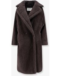 Max Mara - Tedgirl Alpaca Wool Silk Coat - Lyst