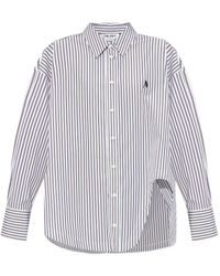 The Attico - Striped Cotton Shirt - Lyst