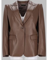 Tom Ford - Leather Blazer Jacket - Lyst