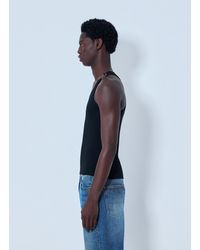 Jean Paul Gaultier 'The Piercing' Tank Top in Blue for Men | Lyst