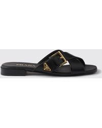 Prada - Heeled Sandal - Lyst