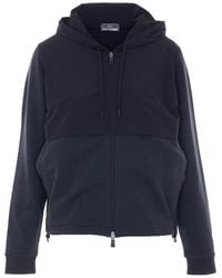 Herno - Double Face Interlock Sweatshirt And Master Nylon - Lyst