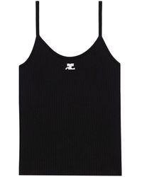 Courreges - "Reedition" Knit Tank Top - Lyst