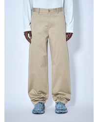 Acne Studios - Cotton Satin Tailored Trousers - Lyst