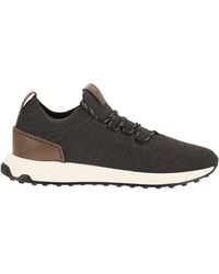 Tod's - Technical Fabric Sneakers With Leather Inserts - Lyst