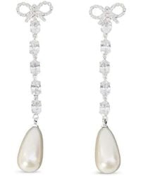 Self-Portrait - Drop Earrings - Lyst