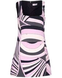 PUCCI - Emilio Mini Dress Iride Print - Lyst
