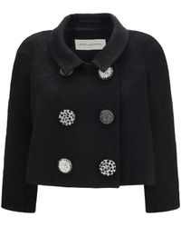 Dries Van Noten - Cropped Jacket With Jewel Buttons - Lyst