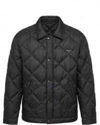 Prada - Nylon Down Jacket - Lyst