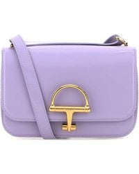Gucci - Lilac Leather Small Siena Shoulder Bag - Lyst