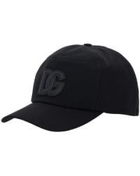 Dolce & Gabbana - Baseball Cap With Logo Patch On The Front - Lyst