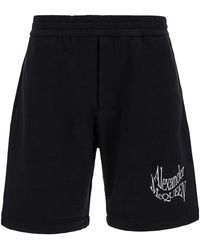 McQueen - Regular Fit Bermuda Shorts - Lyst