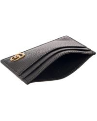 Gucci - 'Gg Marmont' Cardholder With Aged- Logo - Lyst