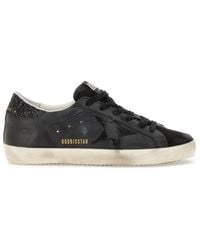 Golden Goose - Super-Star Leather Sneakers - Lyst