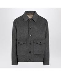 Valentino - Wool And Cashmere-Blend Overshirt Jacket - Lyst