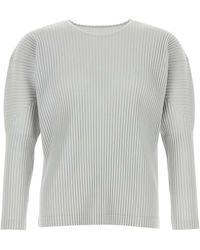 Homme Plissé Issey Miyake - Homme Plisse' Issey Miyake Ice Polyester T-Shirt - Lyst