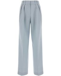 Jil Sander - Pastel Light Wool Palazzo Pant - Lyst